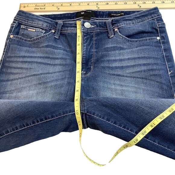 Nine West Taylor Cuffed Capri Blue Jeans Women's Size Missy 10 - Picture 7 of 13
